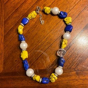 Chunky FFA beaded necklace